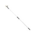 Telesc.Hook 2-Ends, Anod.Alum. Ø25mm L118-196cm,Grey
