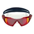 Aquasphere Vista Pro Titanyum Aynalı Lens Kırmızı Yüzücü Gözlüğü