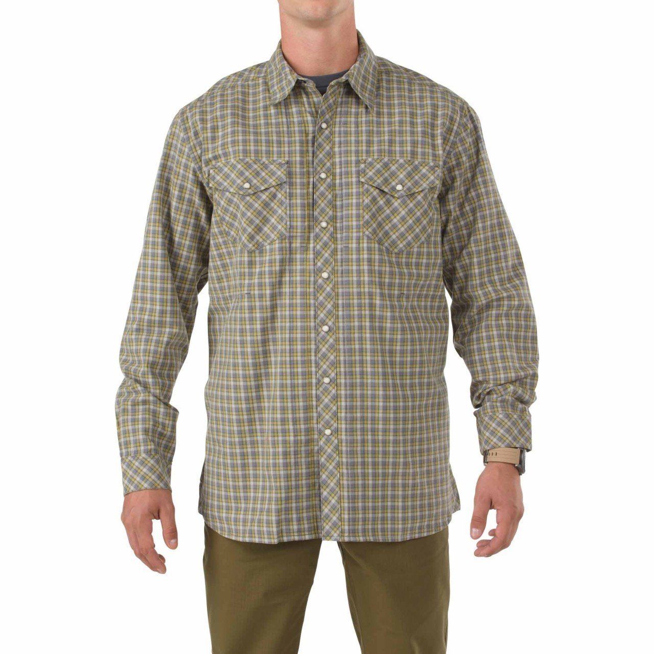 5.11 FLANNEL L/S GOMLEK YESIL XL