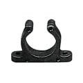 Plastic Support Clip, Screwed, Ø35mm, Black