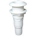 Thru-Hull Easy Mount 1 1/4'', f/Hose Ø28/35mm, White