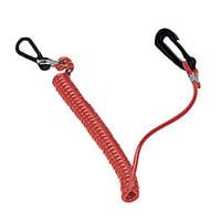 Set Kill Switch Key w/Coil Lanyard f/Mar/Mer Eng