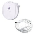 Case w/White Shower Spray, 3m Hose, w/Lid, White