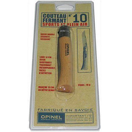 OPINEL INOX KAYIN SAPLI 10 NO CAKI AMBALAJ