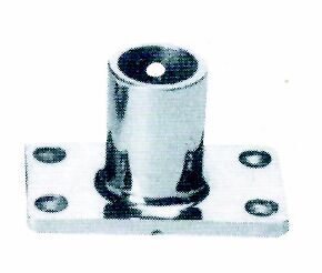 VARDAVELA AYAĞI, DİKDÖRTGEN TABAN,  90O, AISI 316, Ç: 25MM