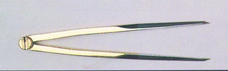 Düz Pirinç Pergeller - 17,8Cm (7'')