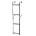 Foldable Ladder,Inox 316,for narr.transom,2+2 steps,90⁰