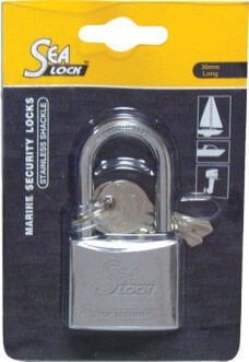 Sea Lock Marin Asma Kilit, Uzun Kelepçeli 30Mm