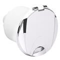 Case w/Sea Water Outlet, w/Lid, Straight Conn. Chrome