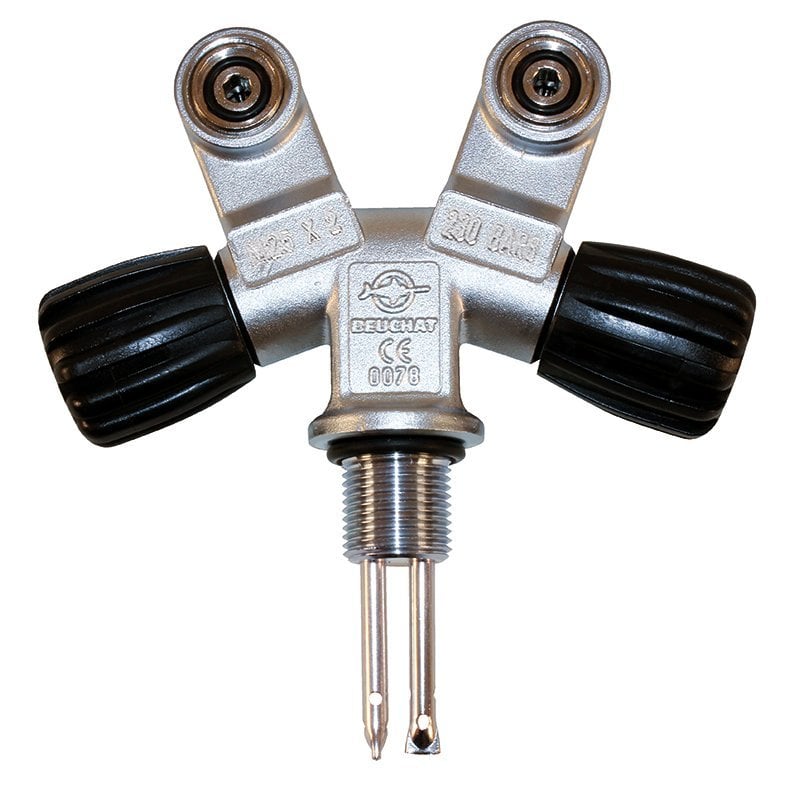 BEUCHAT Tüp Vanası ''SAS'' İki Çıkış 25x2