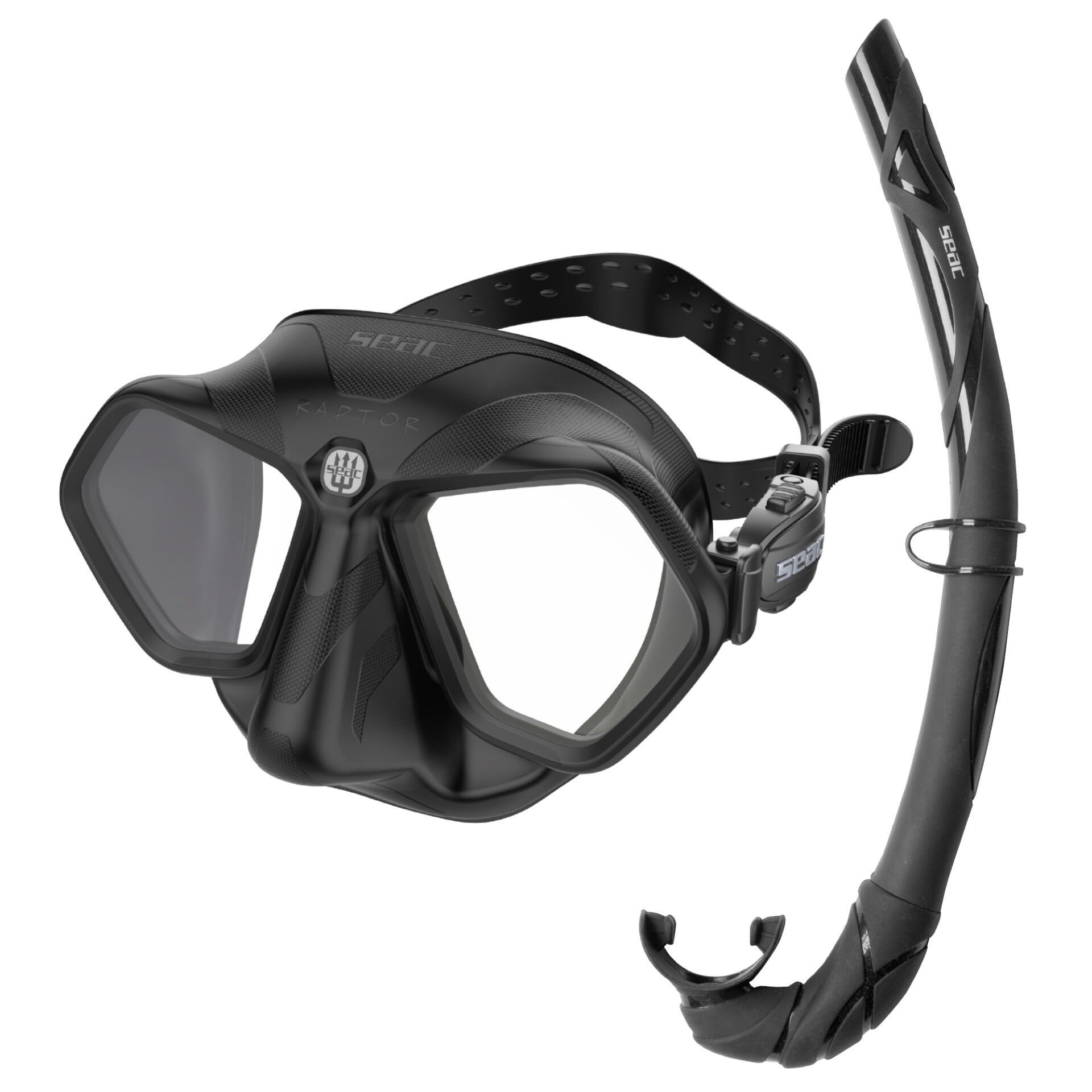 Seac Raptor Maske Şnorkel Set Siyah