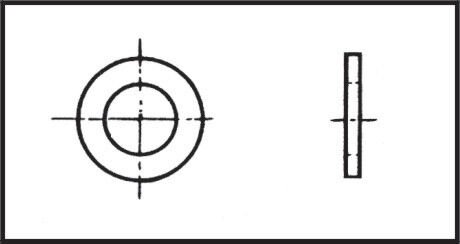 Düz Pul- Rondela Ø6 Mm Aısı 316 Dın 125