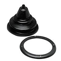 Cable Boot w/Screwed Ring, Ø150mm, cut-out Ø120mm, Black