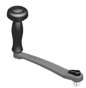 ALÜMİNYUM VİNÇ KOLU- KİLİTLİ, HIZLI TUTAMAKLI - 25