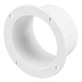 Ventilator Connector, Straight, Ø102mm, White
