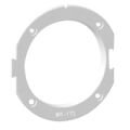 Ventilator Connector Flange, Ø76 x 5mm, White