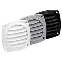 Ventilation Shaft Grilles Cover, 82x82mm, White