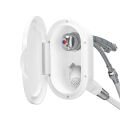 Case w/Wh.Shower, Mixer Tap, 3m Hose, w/Lid, White