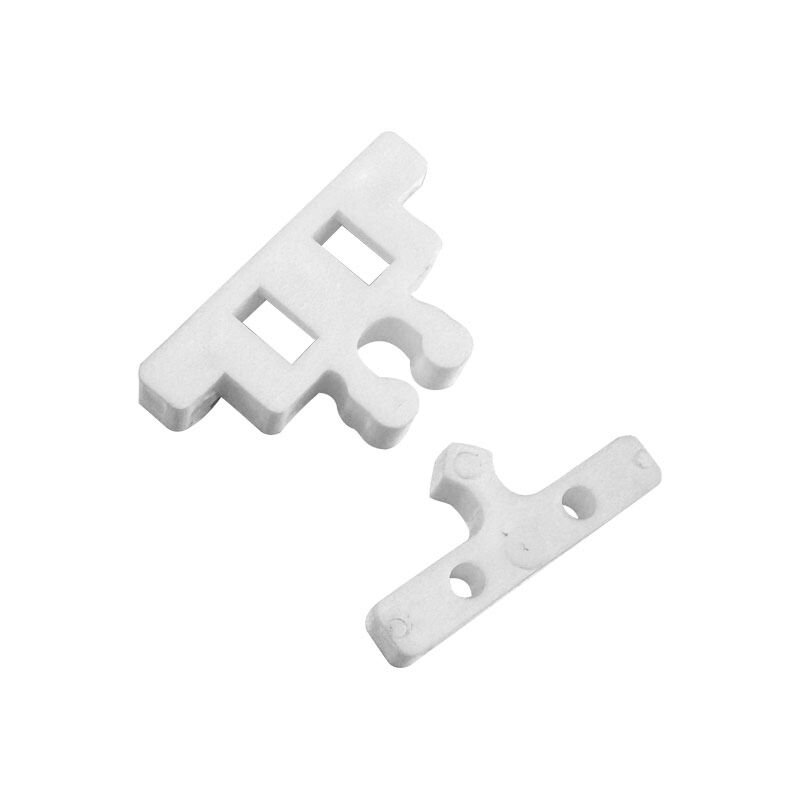 Door Fastener, Plastic, 22x32mm, White