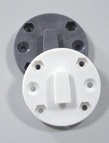 Sabit Montaj Desteği''Store All'' Ø6x0,9 Kapları İçin Beyaz