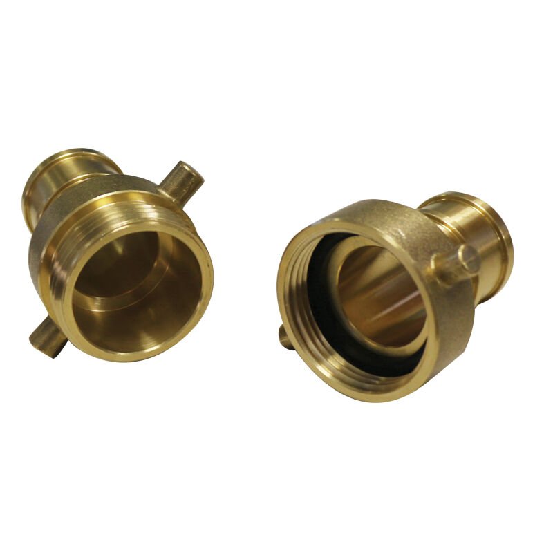 LALIZAS Fire Hose Coupling, NST Pin Lug 1 1/2'' Brass (Set)