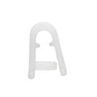 Shackle, Palstic, Ø6mm, 80Kg Working Load, White