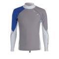 Aqua Lung Top Lycra Gri/Mavi Uzun Kol Erkek