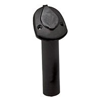 Rod Holder, w/ Cap, Plastic, Ø40mm, H.230mm, Black