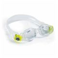 Aqua Sphere Moby Kid Şeffaf Cam - Şeffaf/Lime Çerçeve - Şeffaf Etek Yüzücü Gözlüğü