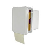 Case for Toilet Paper w/ door, 160x160mm, White