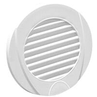 Ventilation Shaft Grilles Cover, Ø102mm, White
