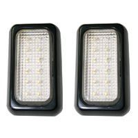TEPE/ROMÖRK LAMBASI 12 LEDs, 12V&24V, SİYAH 2 Ad.LİK SET