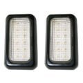 TEPE/ROMÖRK LAMBASI 12 LEDs, 12V&24V, SİYAH 2 Ad.LİK SET