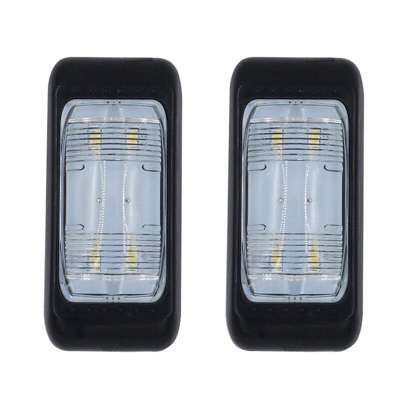TEPE/ROMÖRK LAMBASI 4 LEDs, 12V&28V, SİYAH 2 Ad.LİK SET