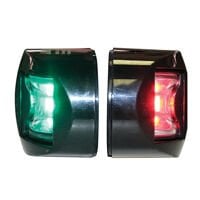 FOS LED 12 İSKELE&SANCAK FENERİ, dikey monte, 112,5° siyah