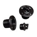 Drain Socket w/4-Holes w/Plug, Round Ø43mm, Black