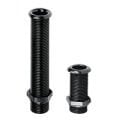 Thru-Hull Threaded, w/Stand. Flange, 7/8'',Int.Ø22mm, L62mm, Black