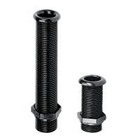 Thru-Hull Stand. Flange, 1'',Int.Ø25mm, L62mm, Grey