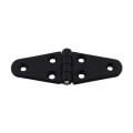 Hinge Polyamide, Double Oval, 110x40x4.5mm, Black