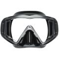 Crystal Vu Siyah Silikon Gri Maske