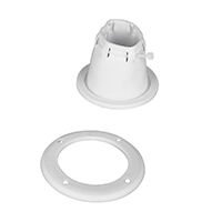 Cable Boot Adjustable w/Screwed Ring, Ø105mm, cut-out Ø85mm White