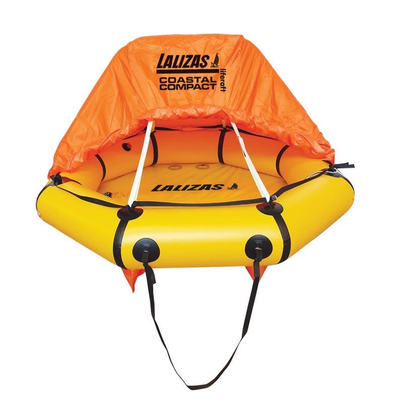 LALIZAS COASTAL COMPACT Liferaft, with canopy, 4prs