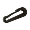 Snap Hook Std, L.48mm, f/Ø5mm Cord, Plastic, Black