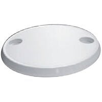 Table Top Round w/2 Glassholders, Ø610mm, ASA White